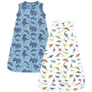 Hudson Baby Interlock Cotton Sleeveless Sleeping Bag, Dinosaurs