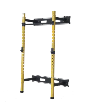 HulkFit Pro Series Wall Mounted Power Rack - 1000lb Capacity
