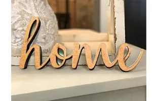 Huns Kitchen & Interior Small Home Cutout Home Room Party Wall Decoration Wall Art 5.5mm thickness (10x4)