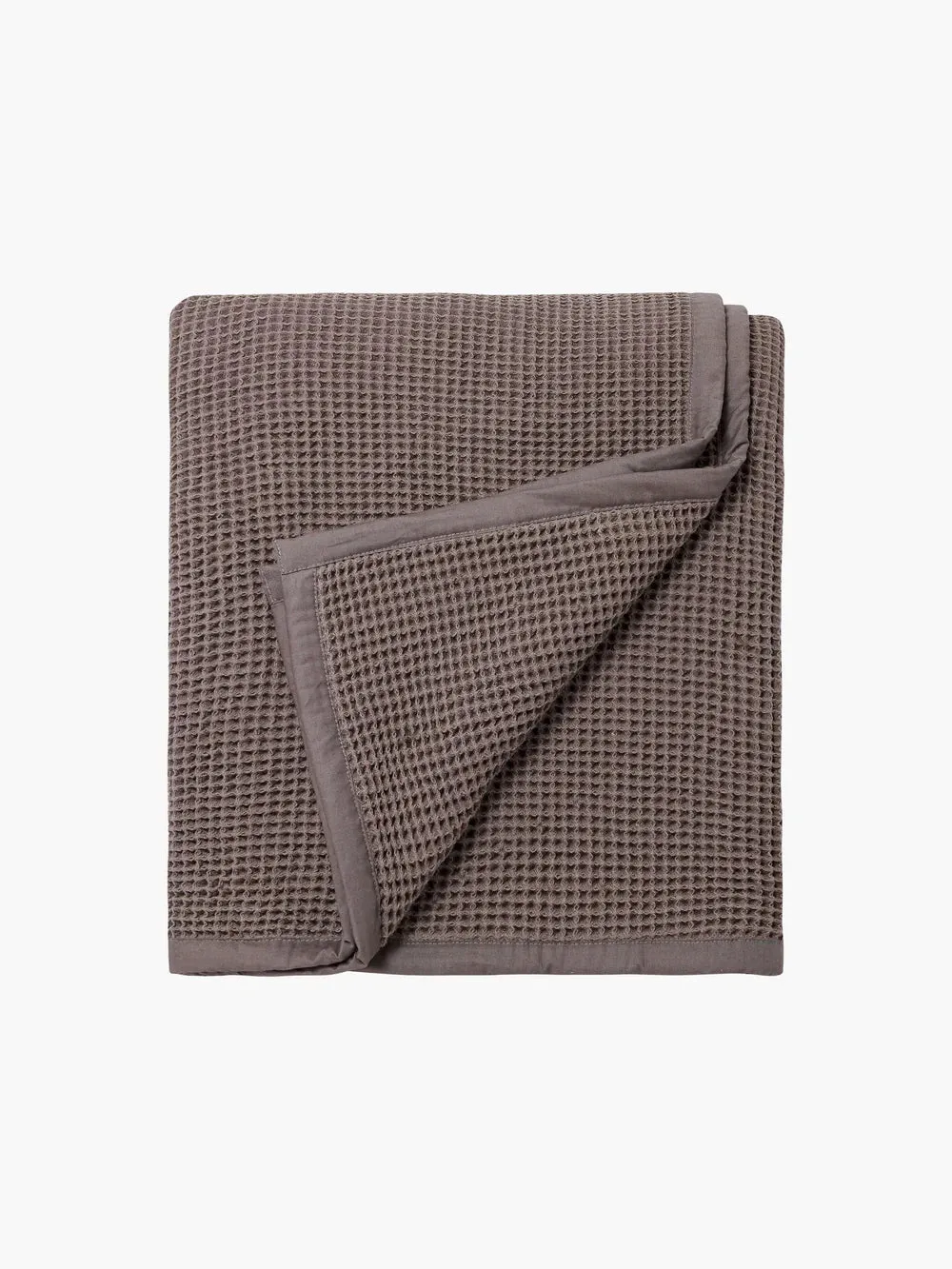 Isla Waffle Blanket | Espresso