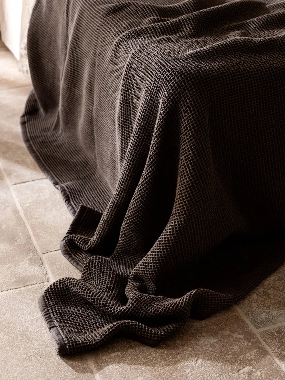 Isla Waffle Blanket | Espresso