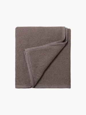 Isla Waffle Blanket | Espresso