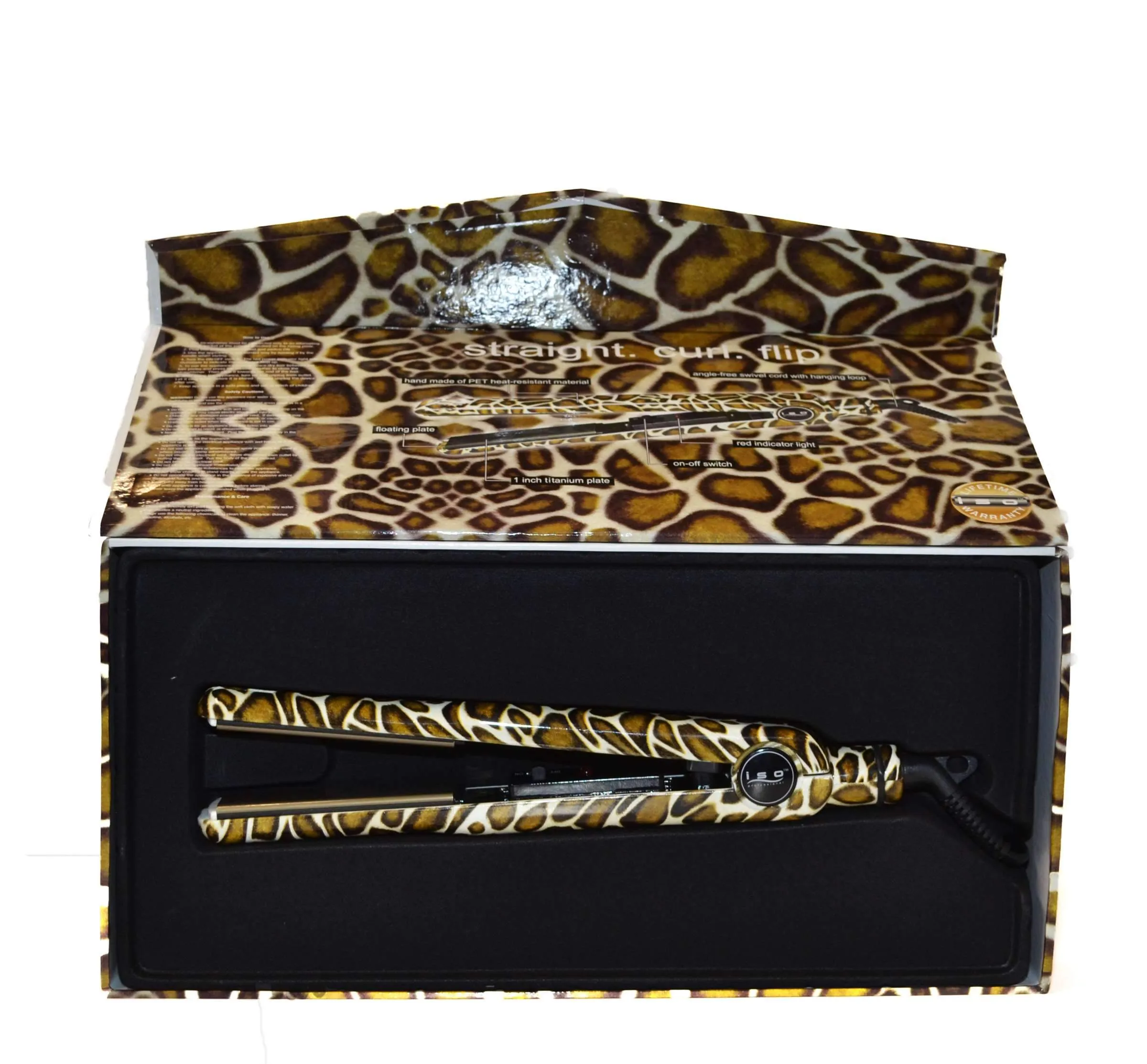 ISO Beauty Giraffe 1" Turbo Silk | Flat Iron
