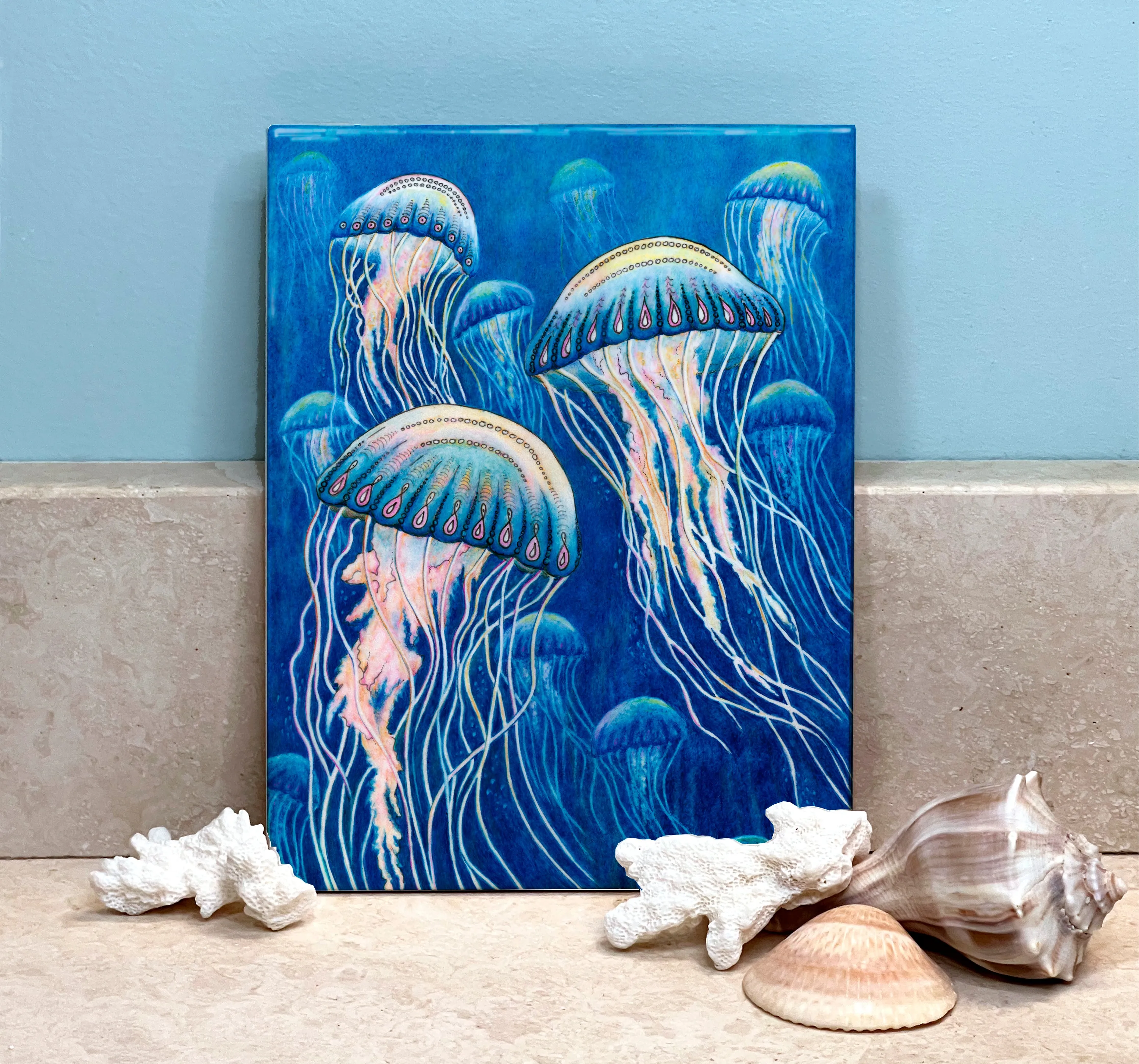 Jellyfish Ceramic Tile