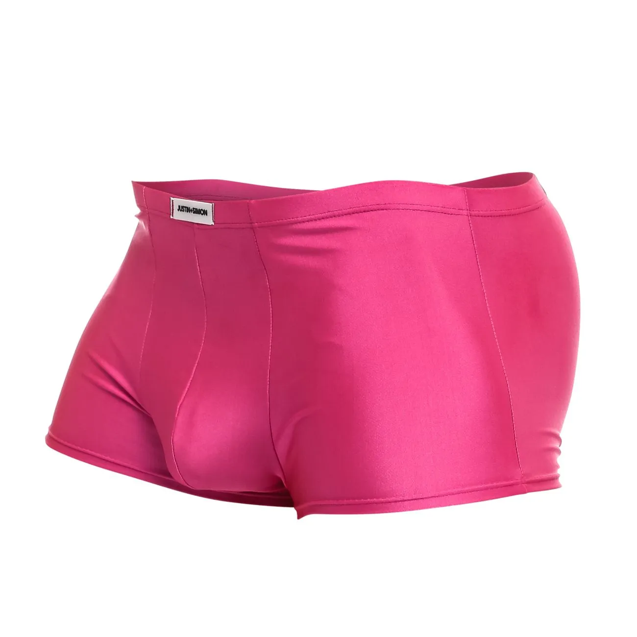 JUSTIN SIMON XSJ08 Classic Trunks Color Hot Pink