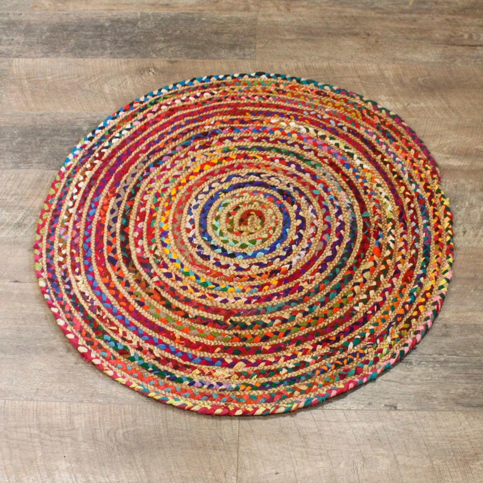 Jute & Recycled Cotton Rug - Choice of 3 Sizes
