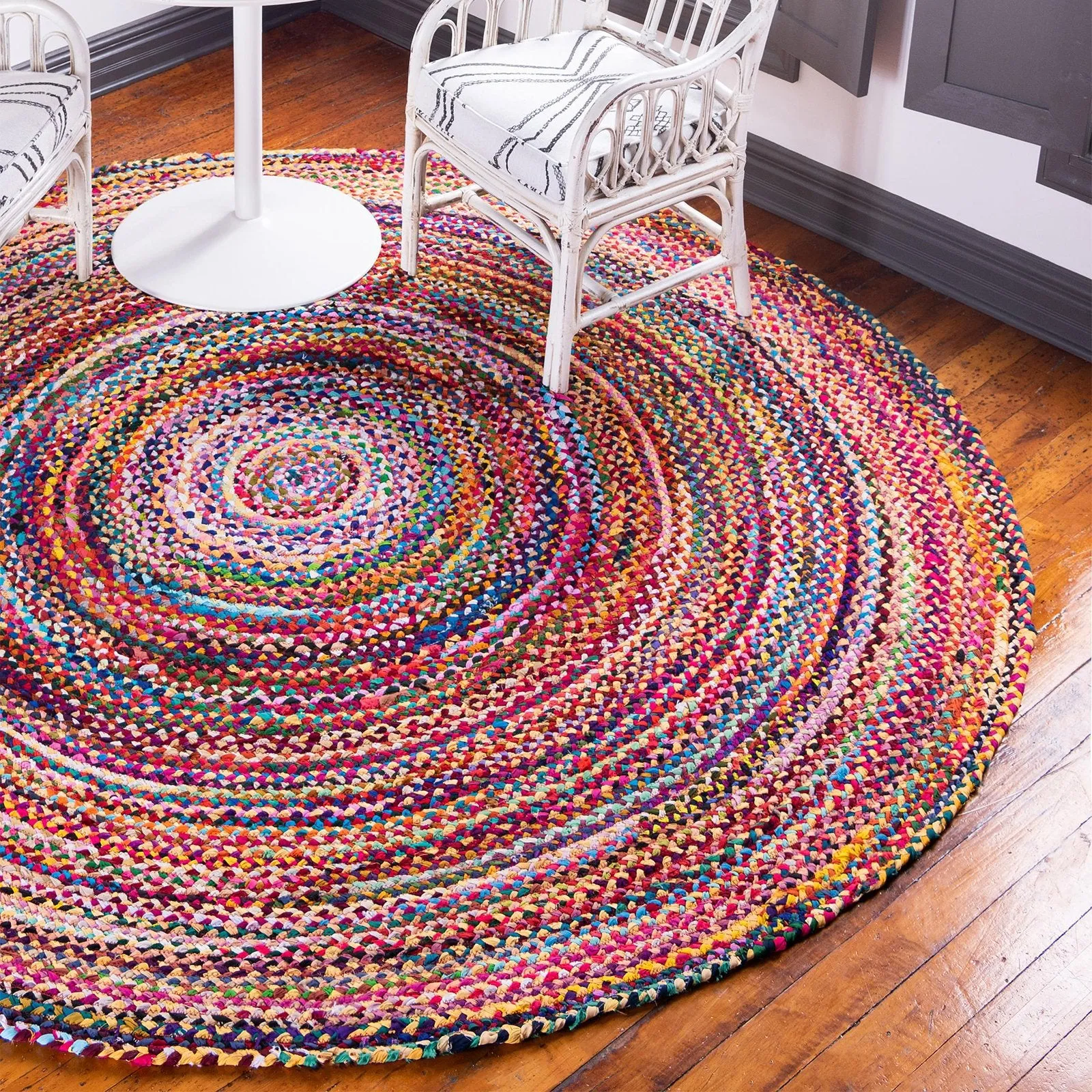 Jute & Recycled Cotton Rug - Choice of 3 Sizes