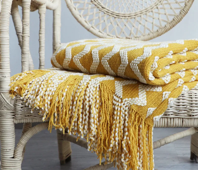 Knitted Decorative Sofa Blanket