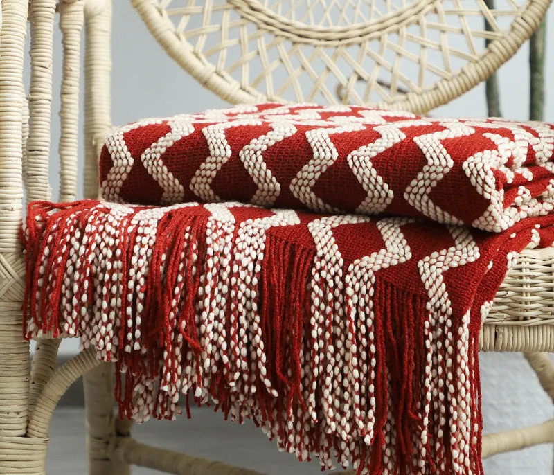 Knitted Decorative Sofa Blanket