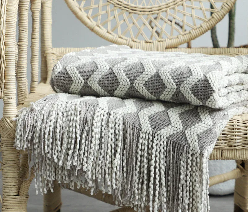 Knitted Decorative Sofa Blanket