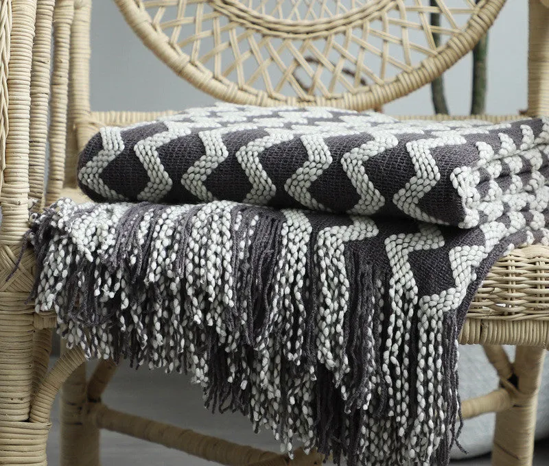 Knitted Decorative Sofa Blanket