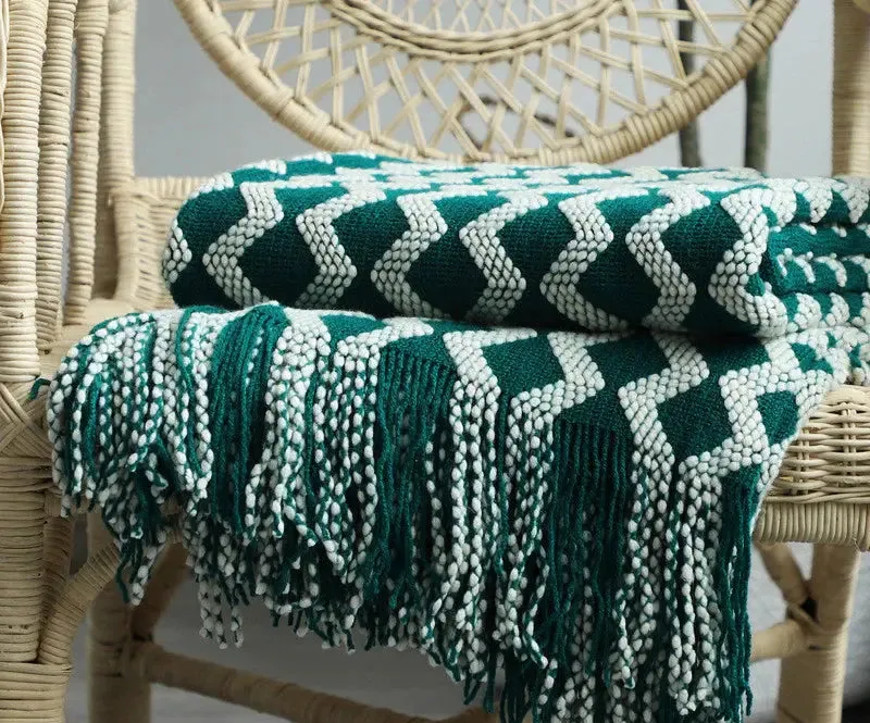 Knitted Decorative Sofa Blanket