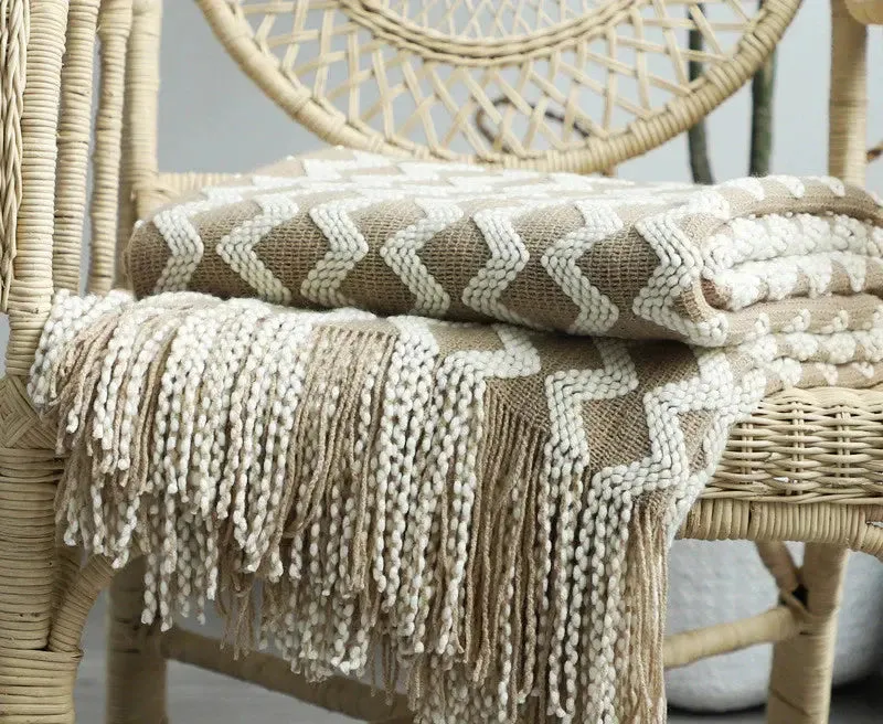 Knitted Decorative Sofa Blanket
