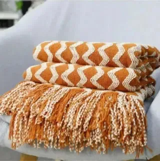 Knitted Decorative Sofa Blanket