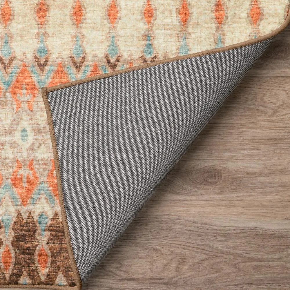 Large Modern and Contemporary Mocha 8' x 8' Round Rug