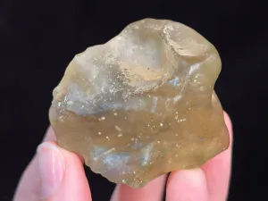 LIBYAN DESERT GLASS, Raw Crystal - Rare, 2A Grade, Large, 54.7g - Metaphysical, Healing Crystals and Stones, 46796