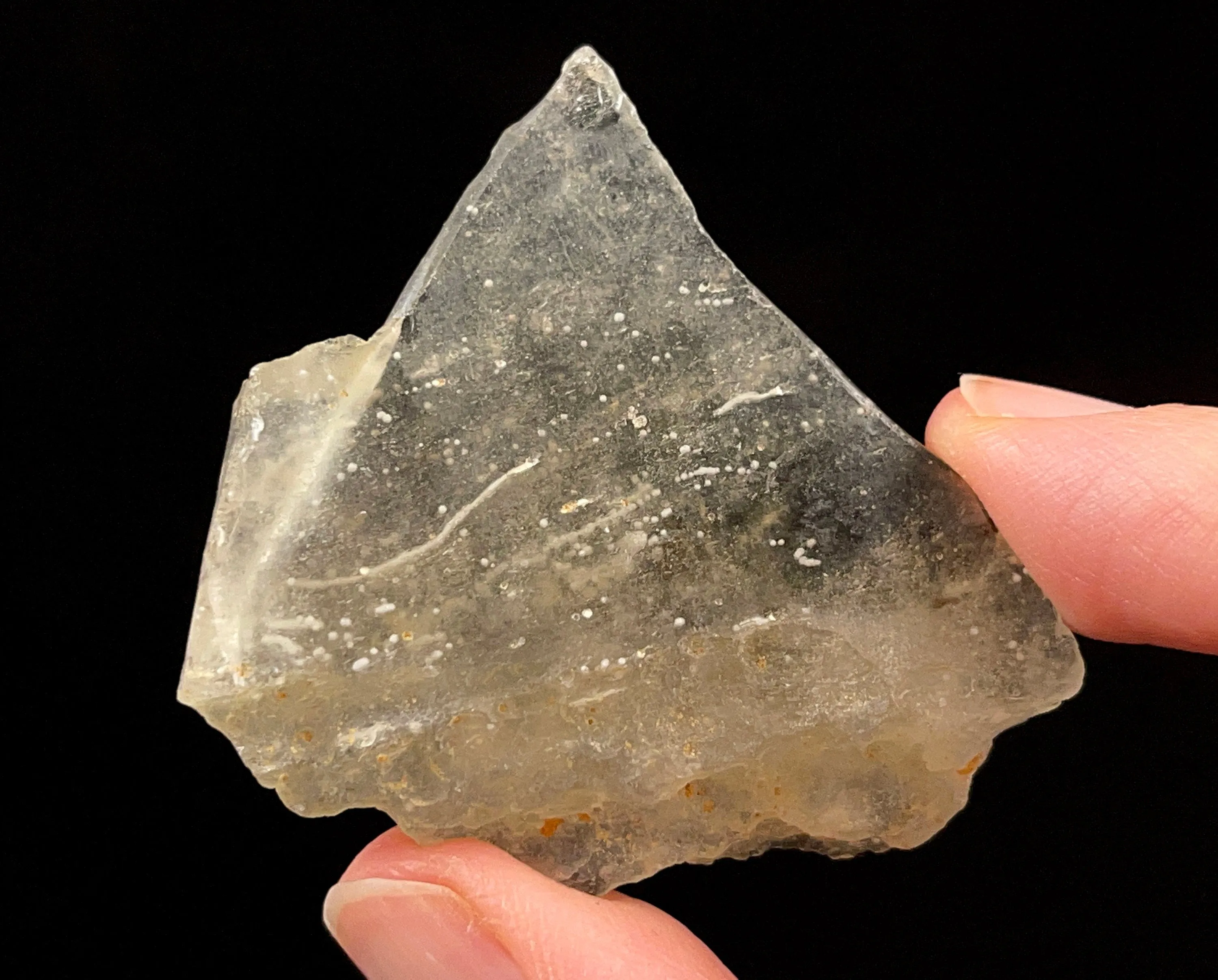 LIBYAN DESERT GLASS, Raw Crystal - Rare, B Grade - Raw Rocks and Minerals, Unique Gift, Home Decor, 52175