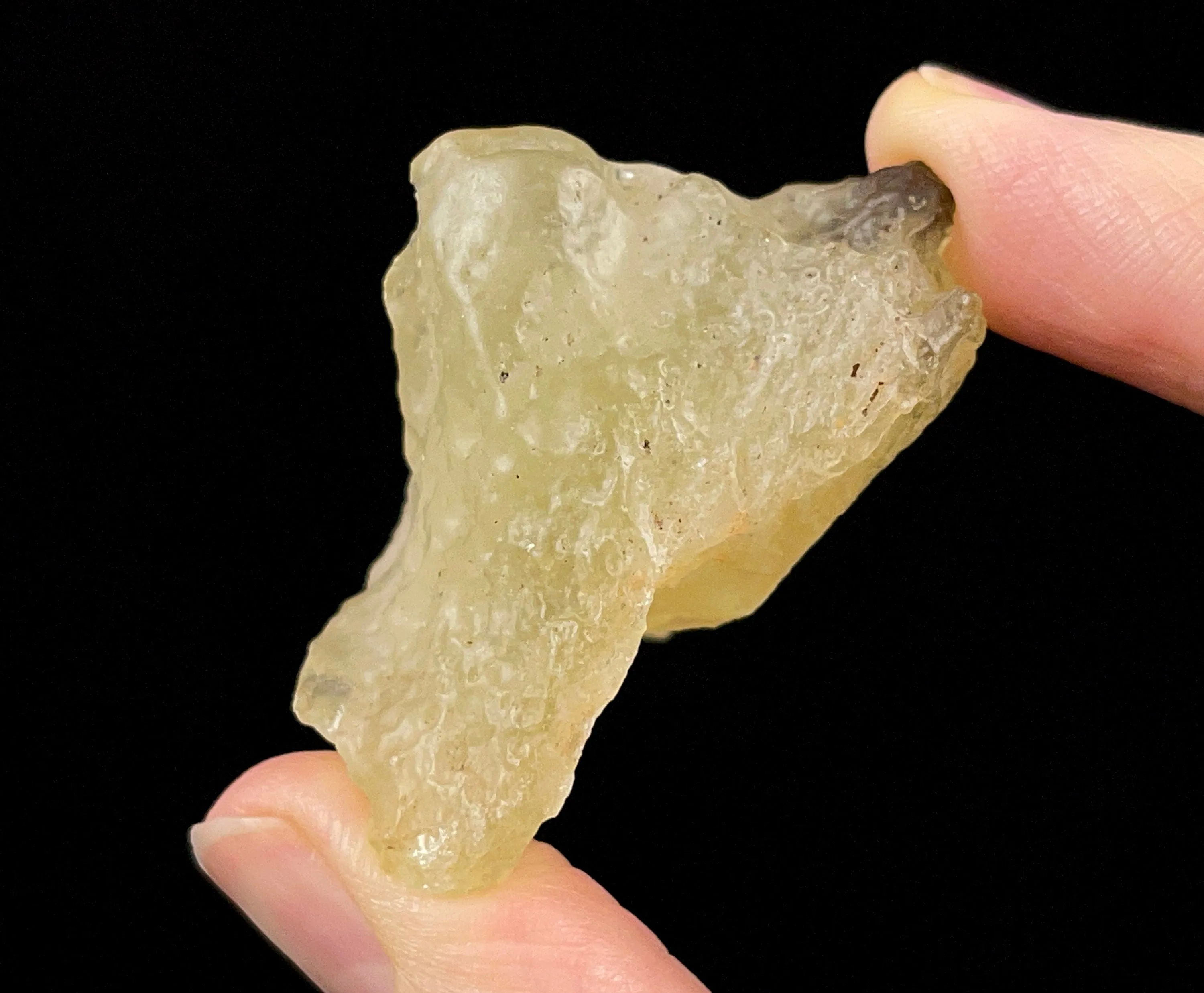 LIBYAN DESERT GLASS, Raw Crystal - Rare, B Grade - Raw Rocks and Minerals, Unique Gift, Home Decor, 52178