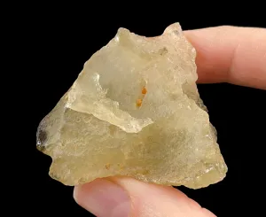 LIBYAN DESERT GLASS, Raw Crystal - Rare, B Grade - Raw Rocks and Minerals, Unique Gift, Home Decor, 52178