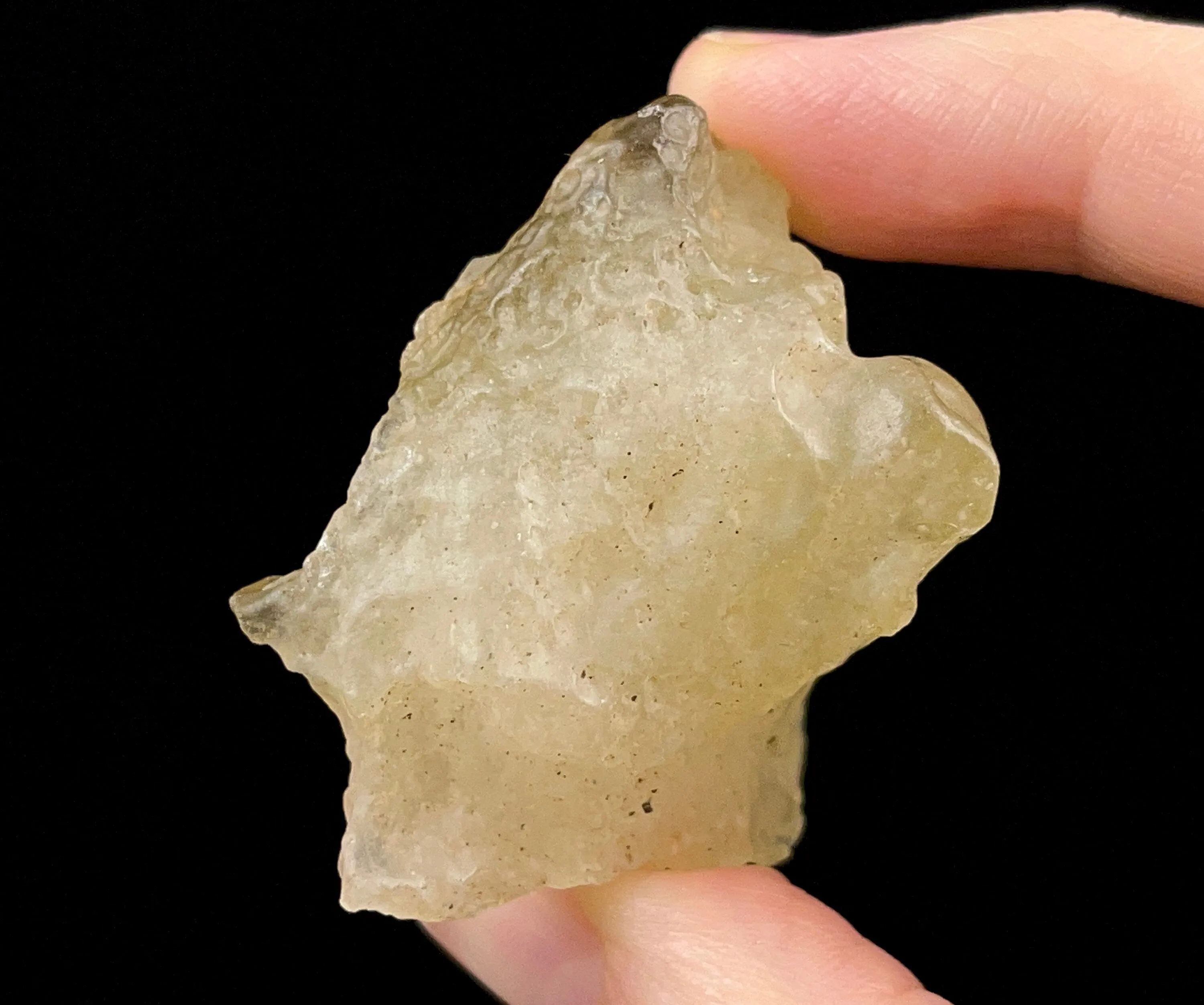 LIBYAN DESERT GLASS, Raw Crystal - Rare, B Grade - Raw Rocks and Minerals, Unique Gift, Home Decor, 52178