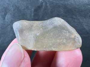 LIBYAN DESERT GLASS, Raw Crystal - Rare, Milky Green, 14.3g - Unique Gift, Home Decor, Raw Crystals and Stones, 49406