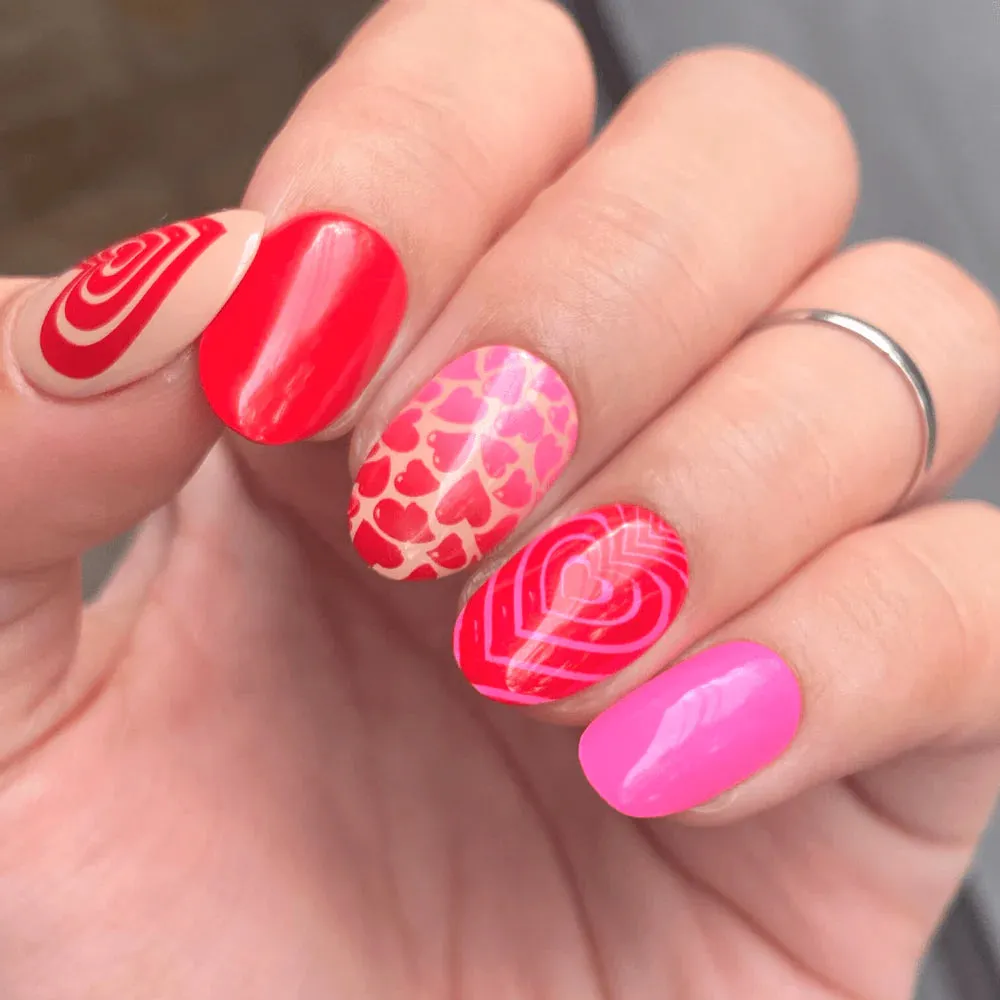 Maniology Classic Beauty Hearts   Stars - Nail Stamping Plate