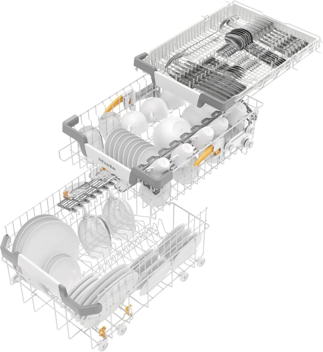 Miele G5790-SCVI-SL Fully Integrated Dishwasher, AutoOpen Drying - Stainless Steel/CleanSteel