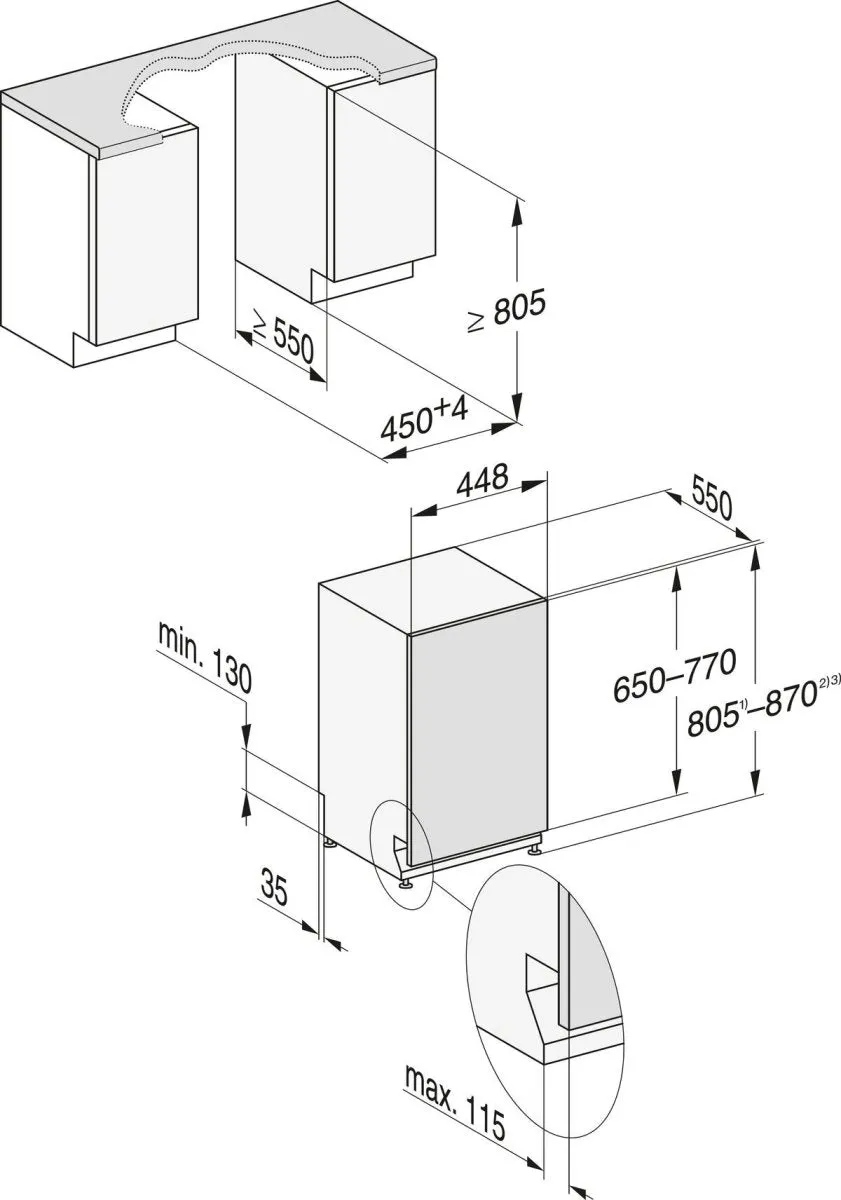 Miele G5790-SCVI-SL Fully Integrated Dishwasher, AutoOpen Drying - Stainless Steel/CleanSteel