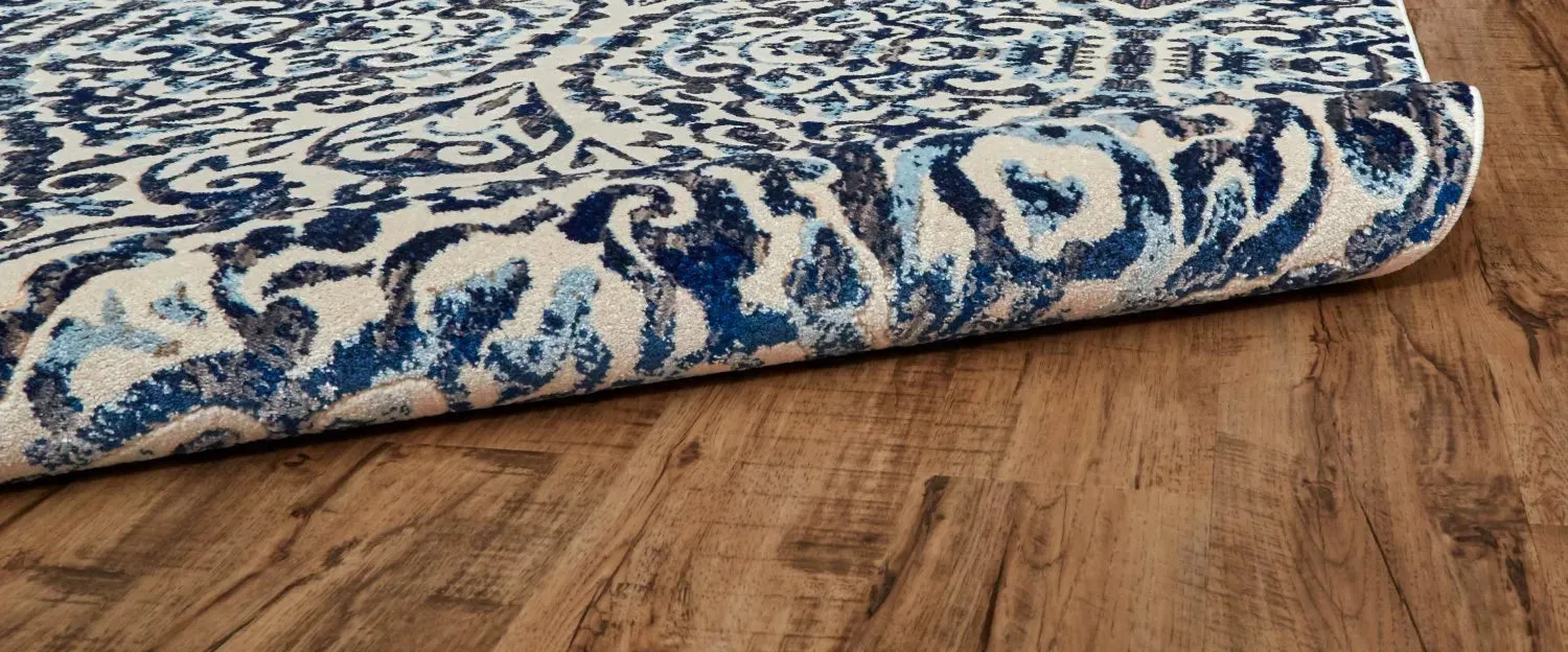 Milton 6533466F Blue/Ivory Rug