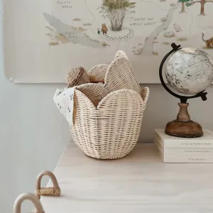 Olli Ella - Rattan Lily Basket Set - Buttercream