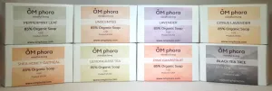 OMphora Soap - 4oz bars - multiple scents - 85% Organic