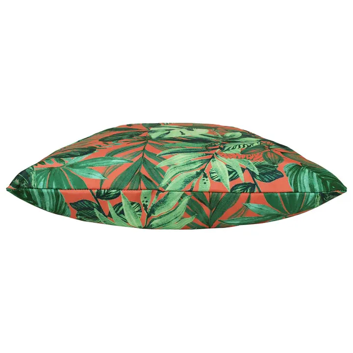 Outdoor Scatter Cushion Cover 43 x 43cm - Jungle Leaf Print