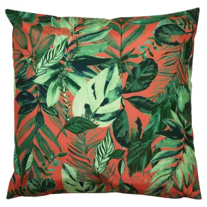 Outdoor Scatter Cushion Cover 43 x 43cm - Jungle Leaf Print
