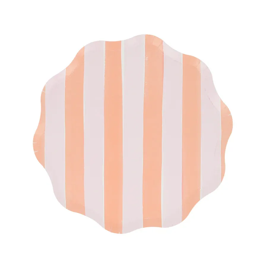 Pastel Stripe Side Plates (Set of 8)