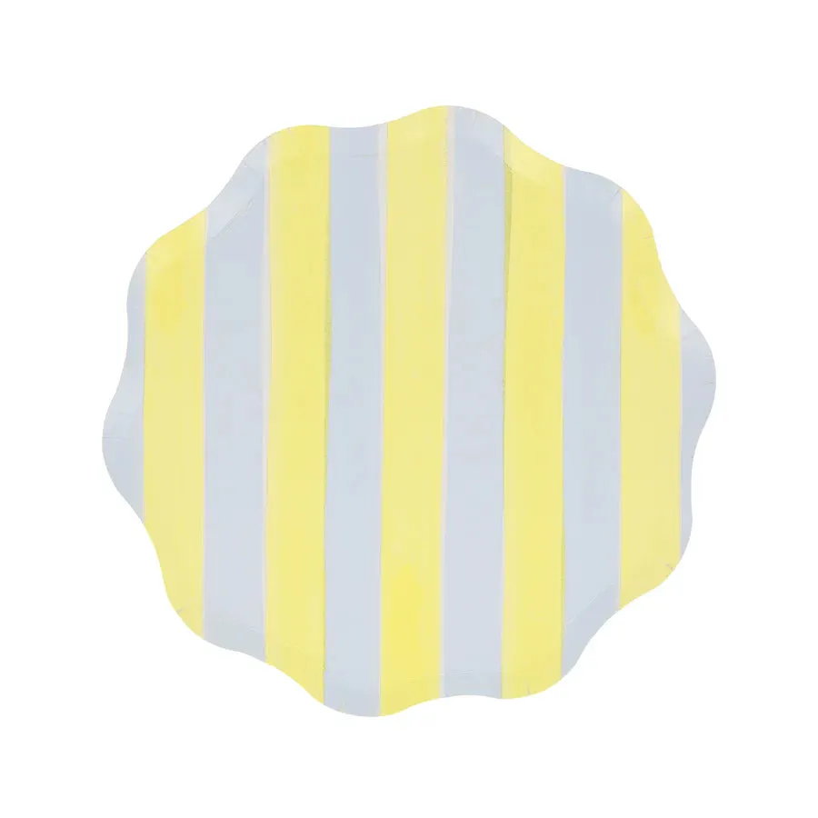 Pastel Stripe Side Plates (Set of 8)