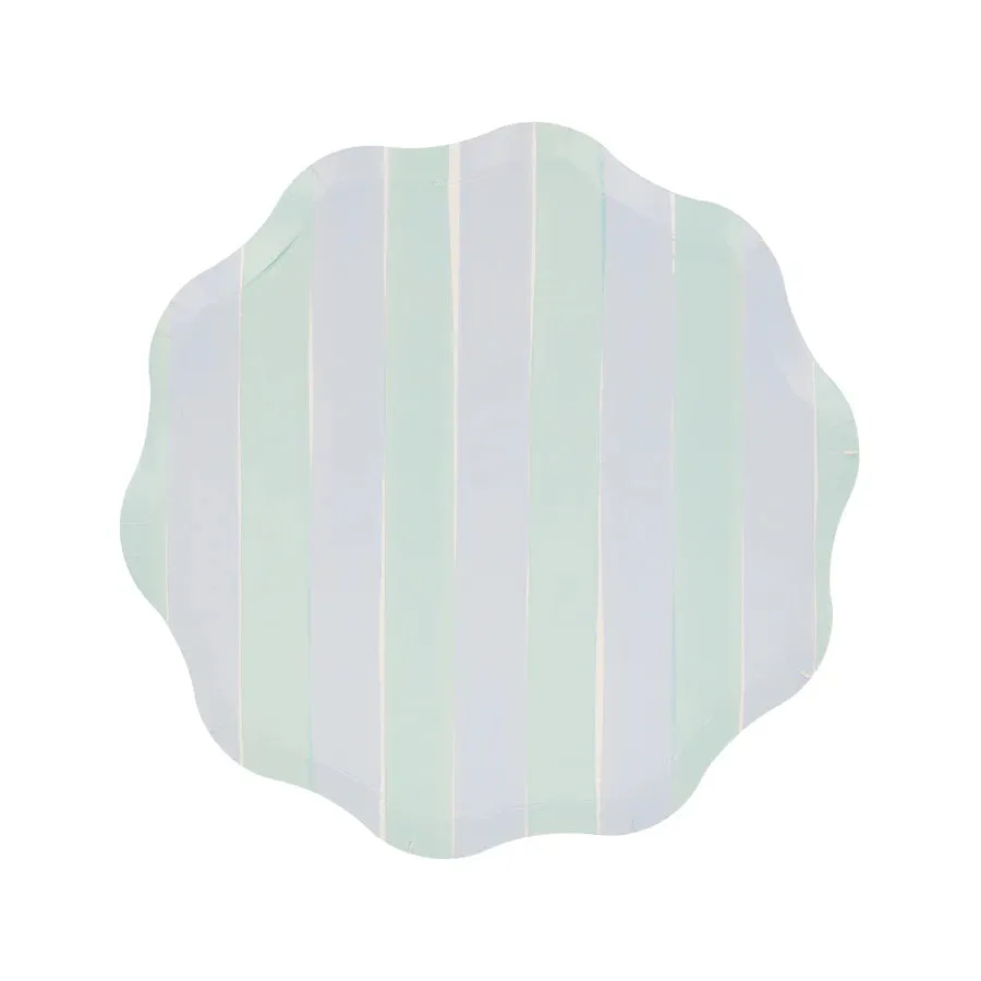 Pastel Stripe Side Plates (Set of 8)