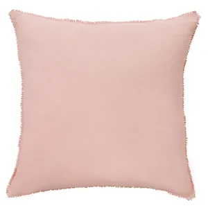 Pink Oversize Linen Cushion - 60x60cm