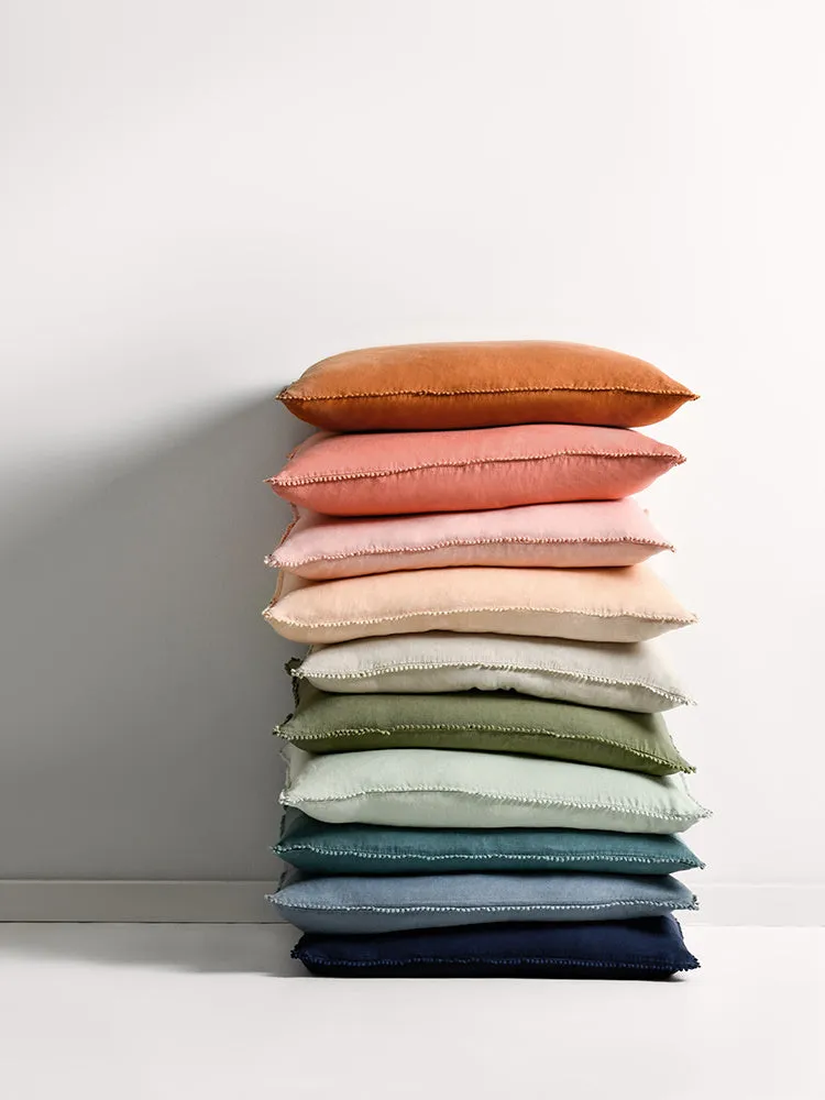 Pink Oversize Linen Cushion - 60x60cm