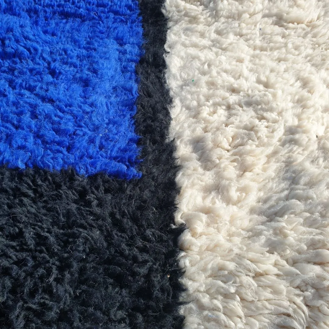 Rajila | Authentic Beni Ourain 6x10 Soft Moroccan Rug | Handmade Berber Wool Carpet | 6'70x10'13 Ft | 204x309 cm