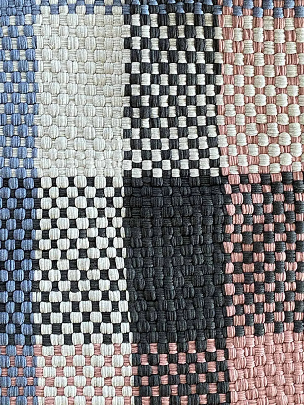 Rectangular Rug Blue Onion-Charcoal-Grey