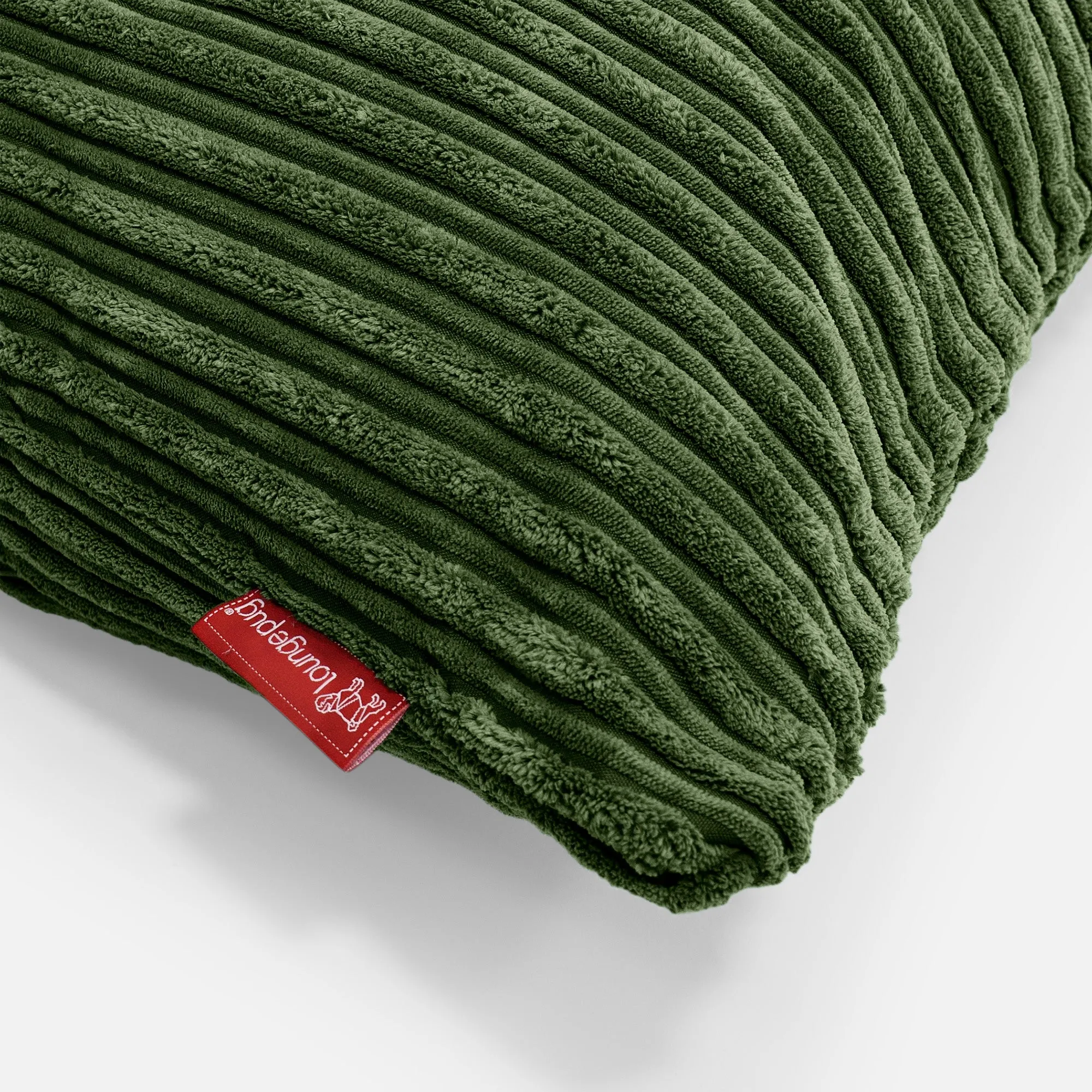 Rectangular Scatter Cushion Cover 35 x 50cm - Cord Forest Green