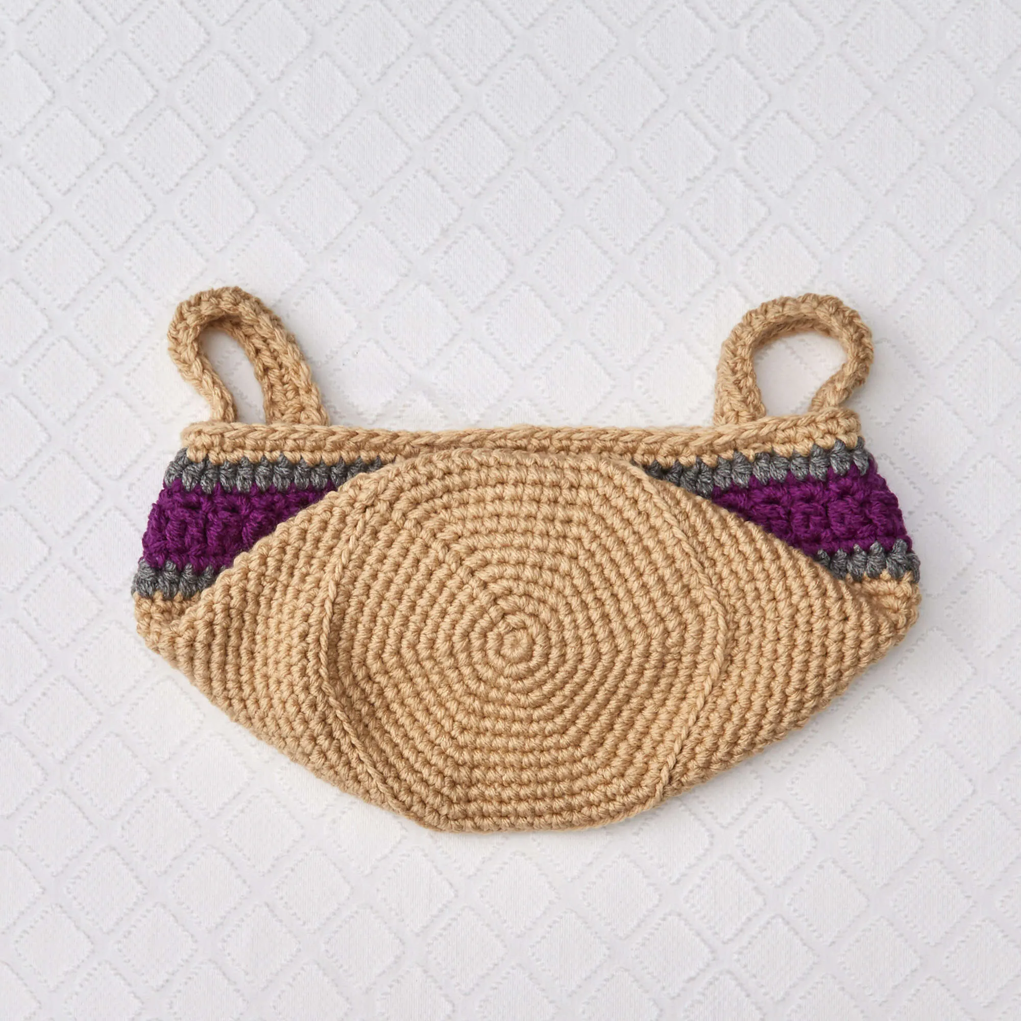 Red Heart Crochet Handy Storage Basket