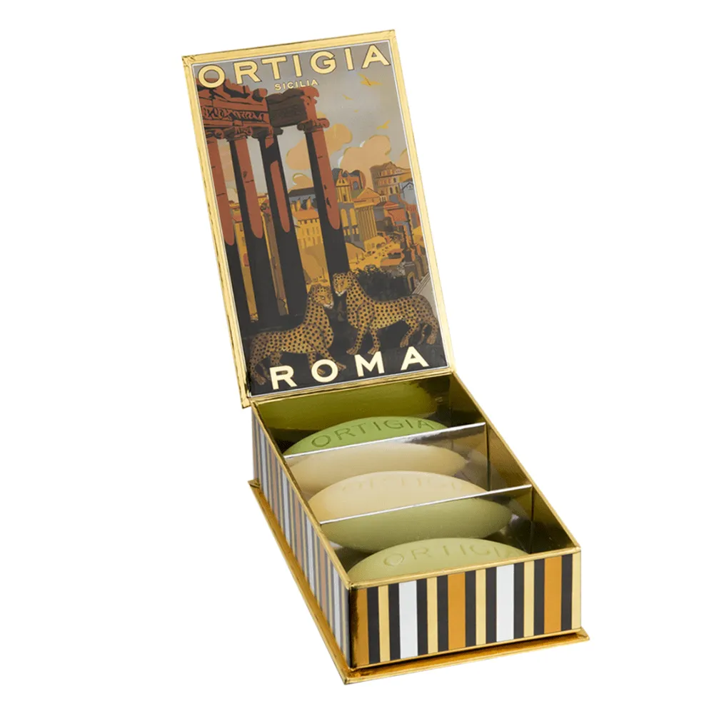 Roma City Box Soaps Set of 3