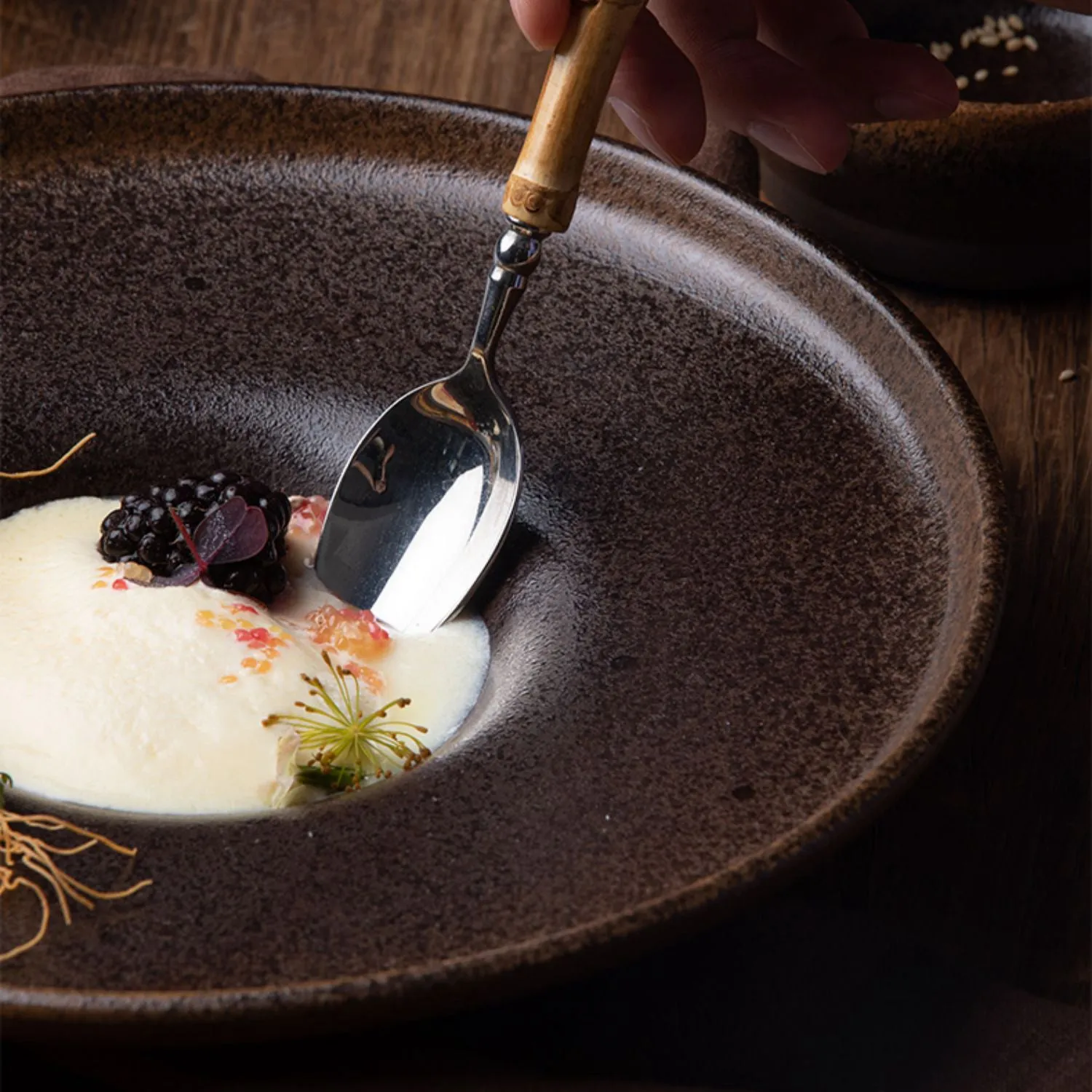 Rustic Earthenware Dinner Plate