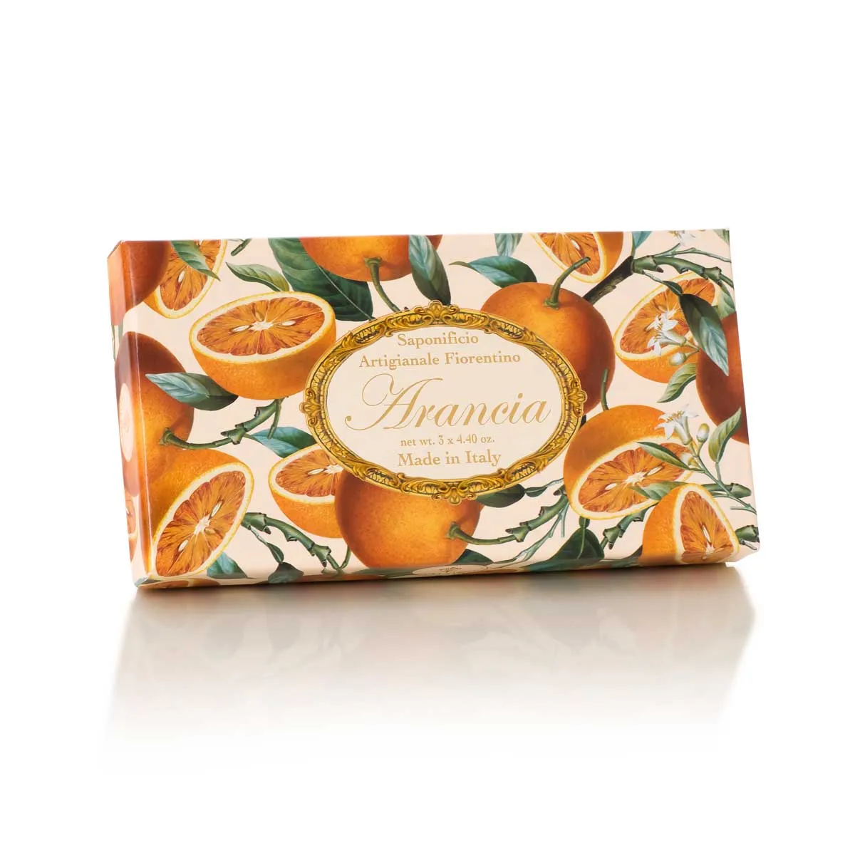 Saponificio Artigianale Fiorentino Orange Boxed Soap Rect 3x125g
