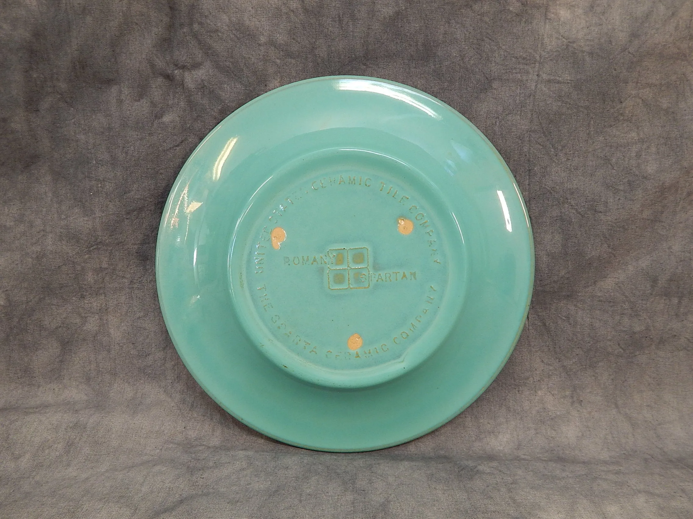 Set of 3 Decorative Romany Spartan Plates - Very Good Condition