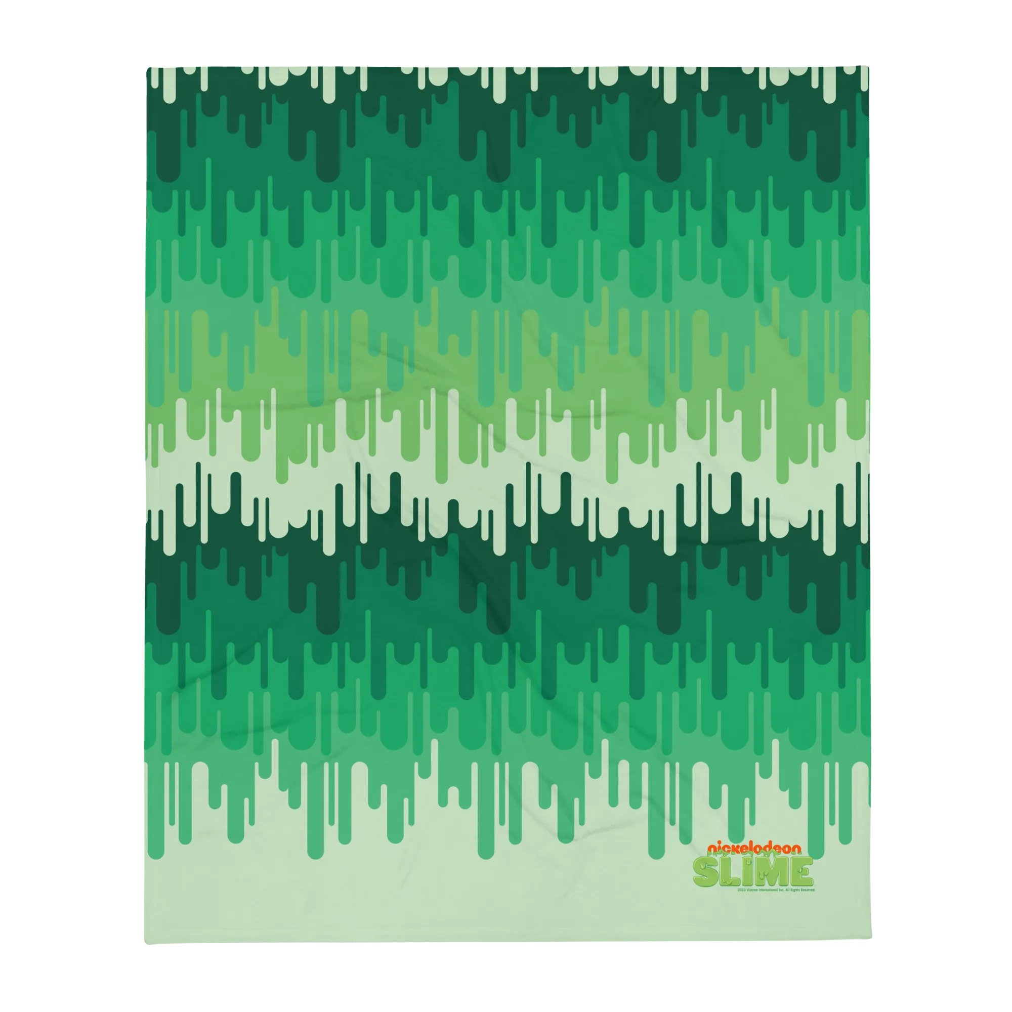 Slime Ombre Green Throw Blanket