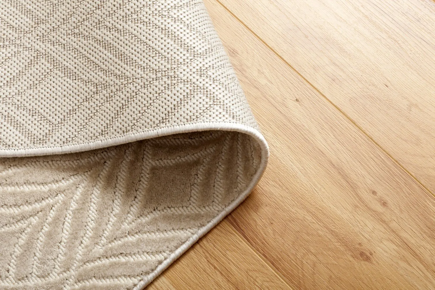 Snowflake Soft Touch Rug- 120x170cm-Cream