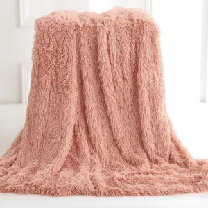 Soft Faux Fur Throw Blanket