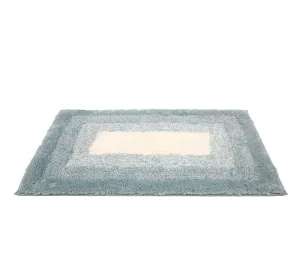 Soft Plush Rubber Backed Striped Microfiber Bath Rug, Bath Mat